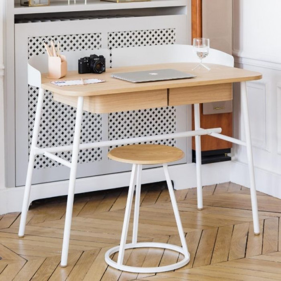 Desk Victor, White, W100